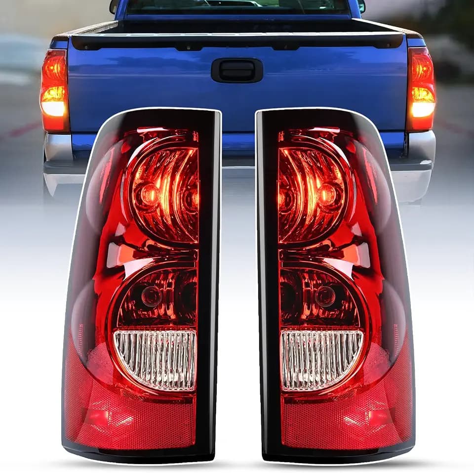 Nilight Taillight Assembly Compatible with 2003-2006 Chevy Silverado Pair