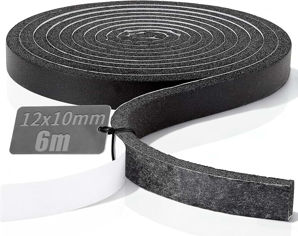 Dichtungsband Selbstklebend 12mmx10mmx6m Dichtband Selbstklebend