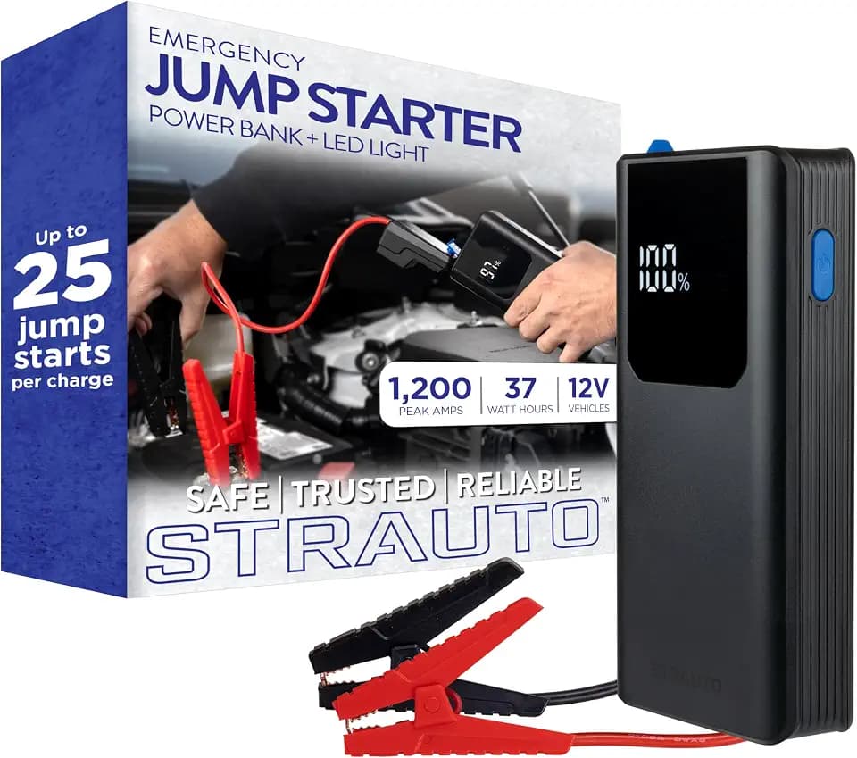 Car Battery Jump Starter, 12V Portable Jump Starter Battery Pack