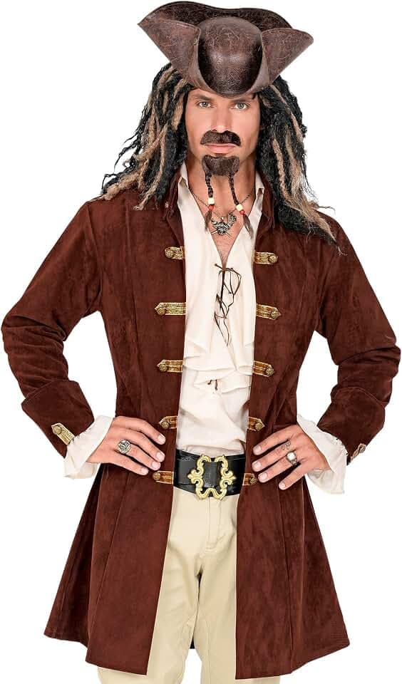 W WIDMANN MILANO Party Fashion - Wildledermantel im Piraten Style