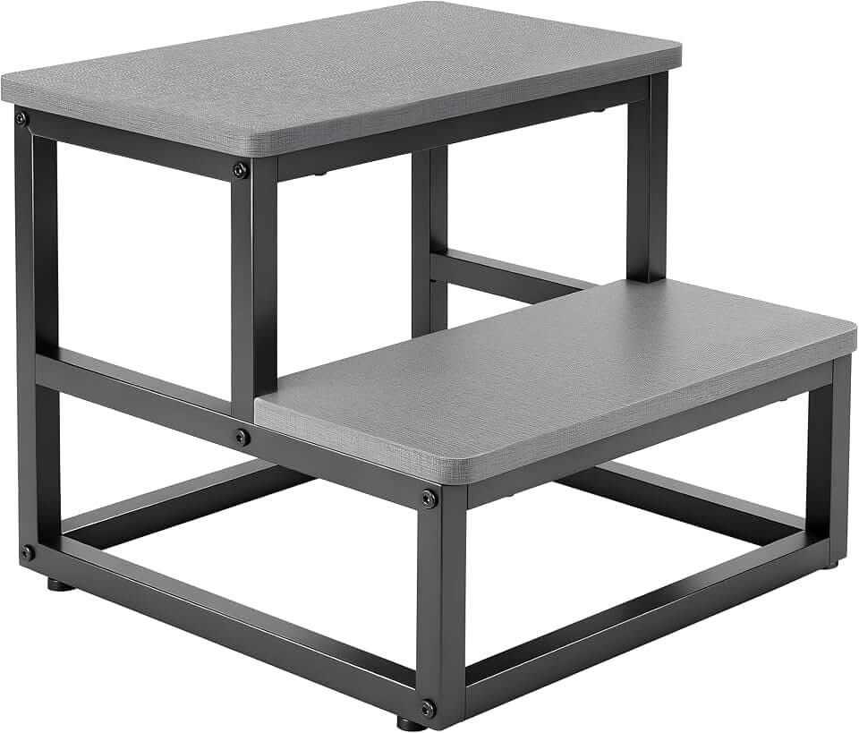 ROTTOGOON Tritthocker 2 Stufen für Erwachsene Kinder, Rutschfest, Robust