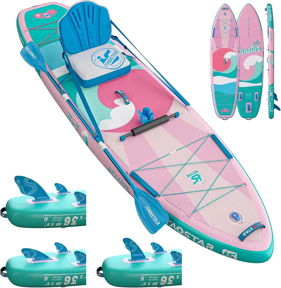 iTAOSTAR Wave-Plough the Waves, 11'6 × 36, Paddle Board w/All Accessories