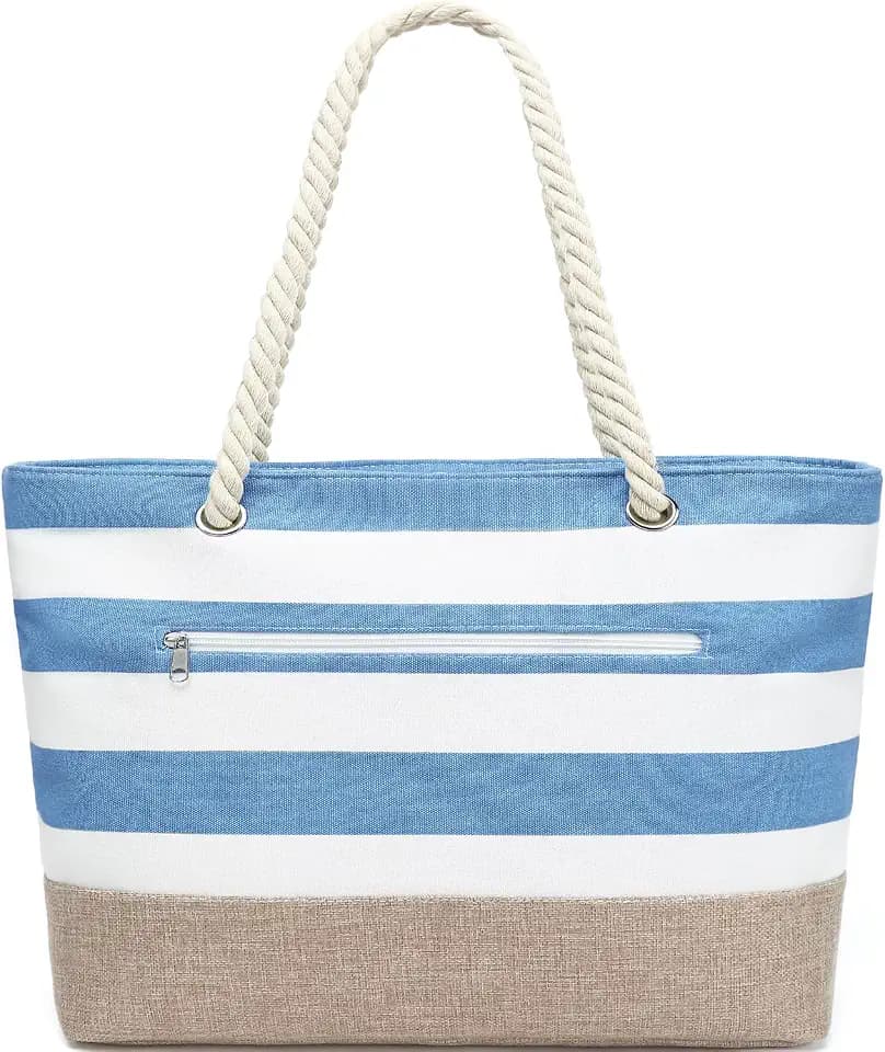 Fammart Large Beach Bags for Women, Oversized Travel Tote Bag Pool Bag