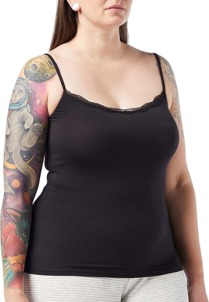 Lovable Top aus Viskose und Spitzenausschnitt Basic Soul Damen