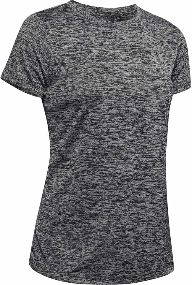 Under Armour Damen Tech Short Sleeve Crew Twist Schwarz L