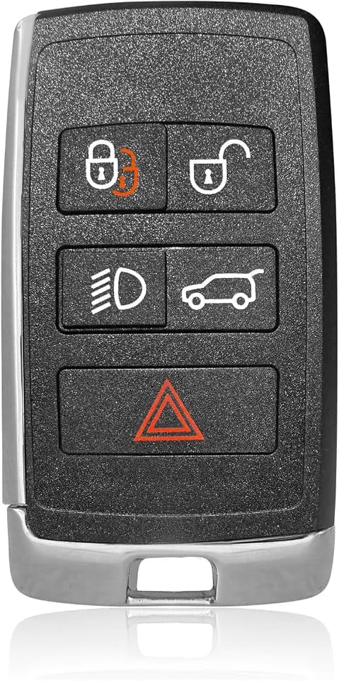 Replacement for 2016 2017 2018 2019 2020 Land Rover Range Rover Jaguar XE F-Pace F-Type XF XJ Key Fob Remote Control KOBJTF10A 5 Buttons 315MHz