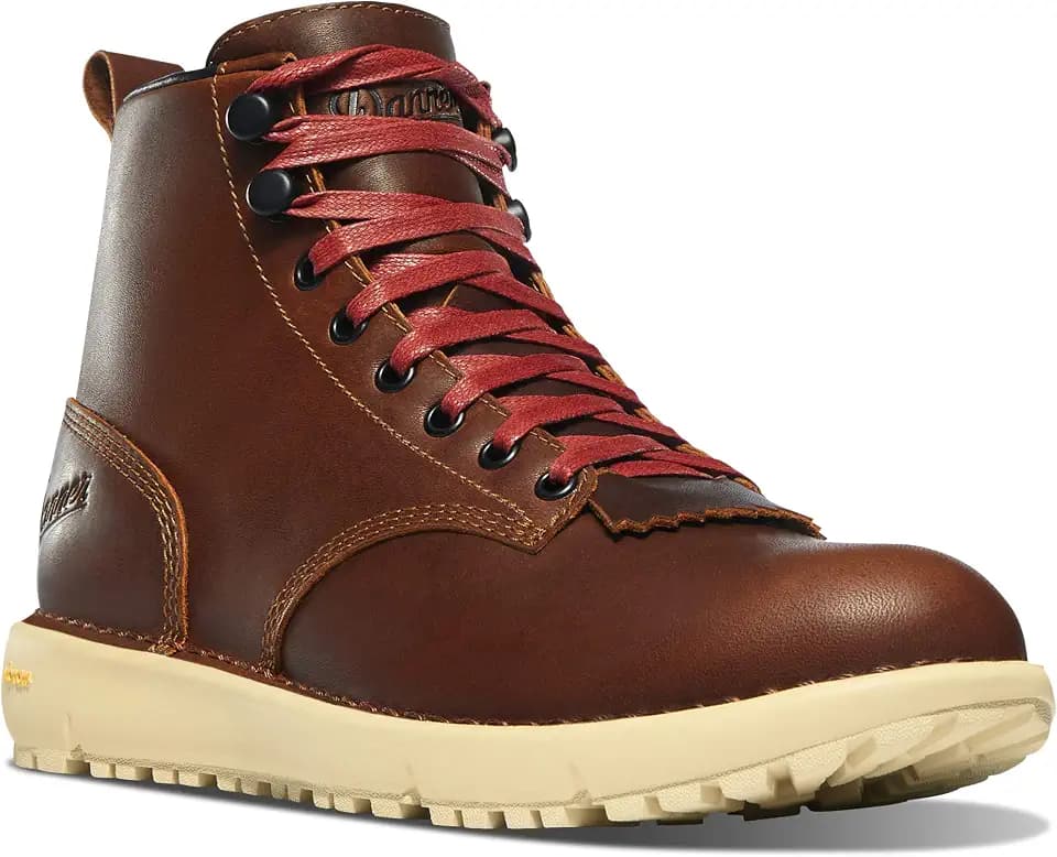 Danner 6" Logger 917 Women’s Waterproof Gore-Tex Hiking Boots, Suede Lightweight, Removable OrthoLite Footbed, Vibram Outsole
