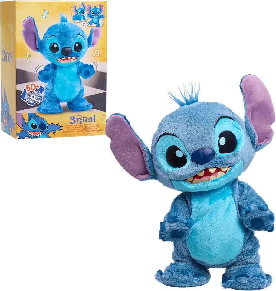 Disney Stitch Double Trouble Interactive Plush