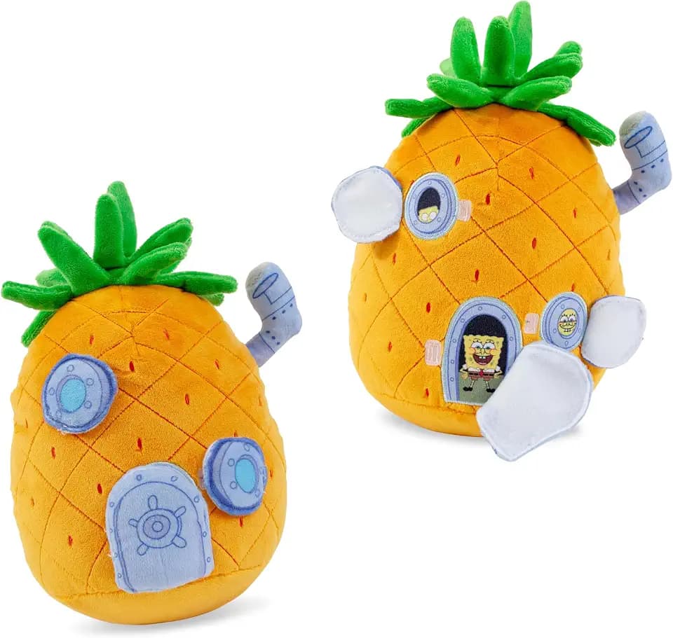 Nickelodeon Spongebob Squarepants Pineapple House 10-Inch Collector Plush Toy, Large Soft Stuffed Animal