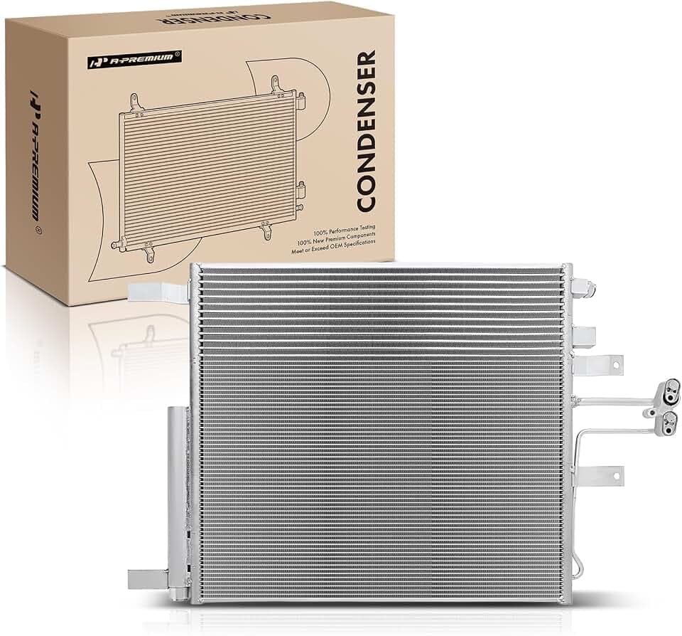 A-Premium Air Conditioning Condenser Compatible with Ram