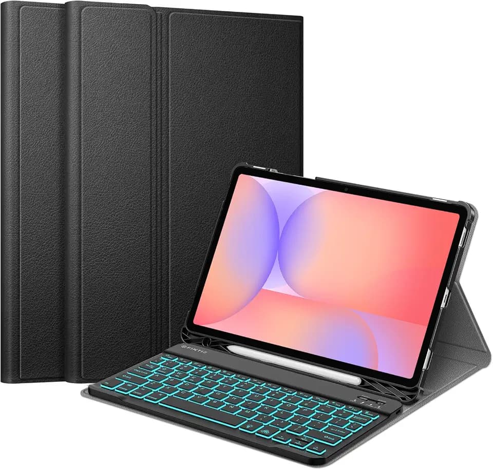 FINTIE Backlit Keyboard Case for Samsung Galaxy Tab S10 Lite/S10 FE/S9 FE