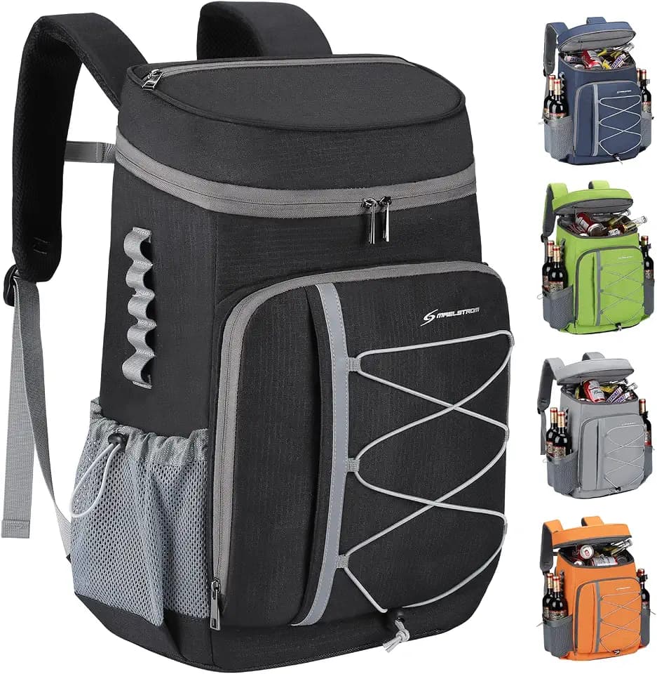 Maelstrom 35/50Can Insulated Cooler Backpack, Leakproof Soft Lunch Ice Bag