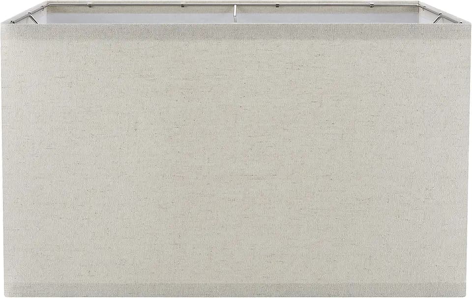 Aspen Creative 38751, Contemporary Design Collapsible Rectangular Spider Shade, (17+11)" Top x (17+11)" Bottom x 10" Height, Oatmeal Linen