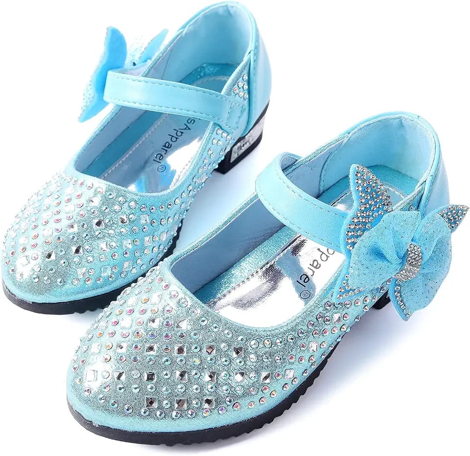 JerrisApparel Mädchen Prinzessin Party Hochzeit Zeremonie Mary Janes Schuhe