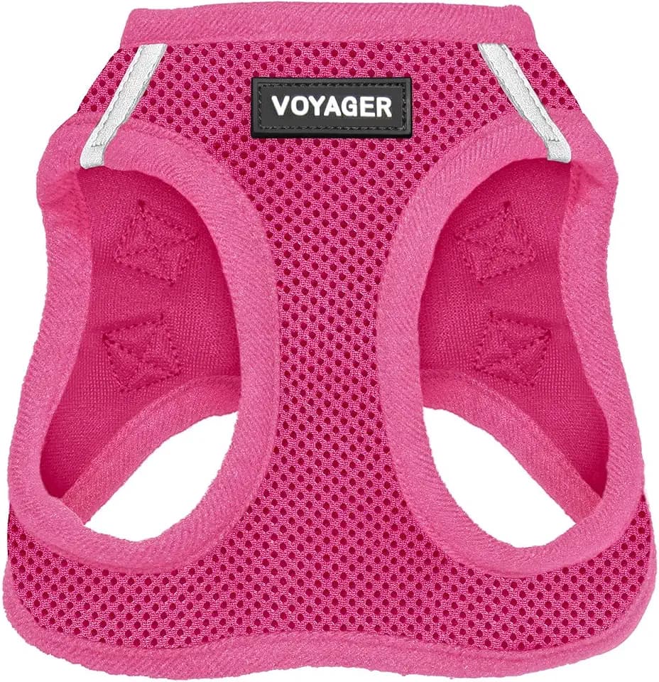 Voyager Step-in Air Dog Vest Harness - Fuchsia, Large