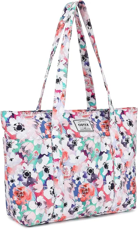 Women's Tote Bag with Laptop Compartment Fit 15.6 inch 16 inch Laptop,Large Capacity Handbag for Work, Travel