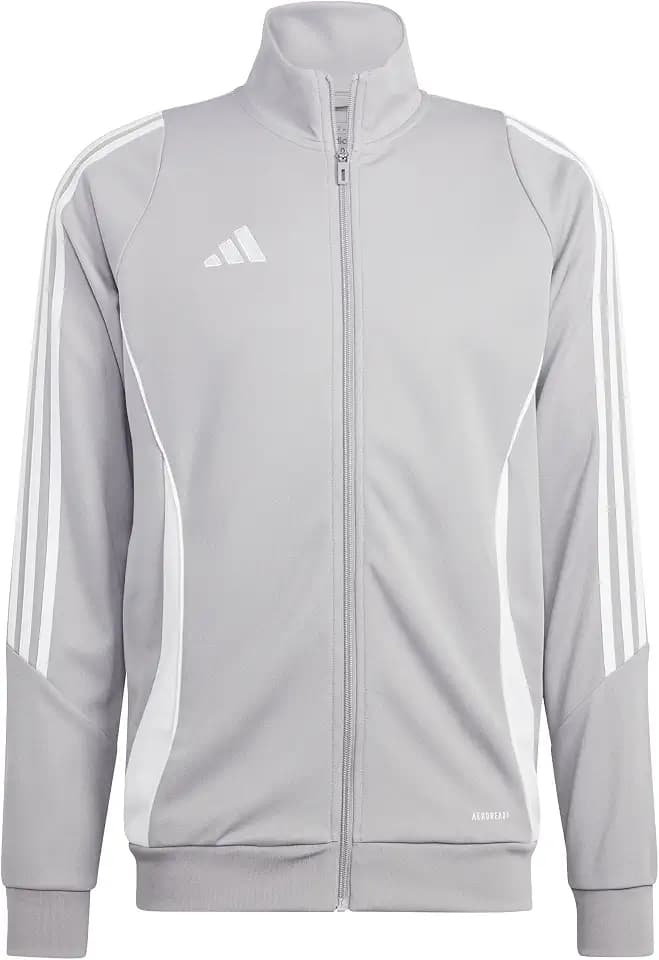 adidas mens Tiro 24 Training Jacket, Team Mid Grey/White, X-Large