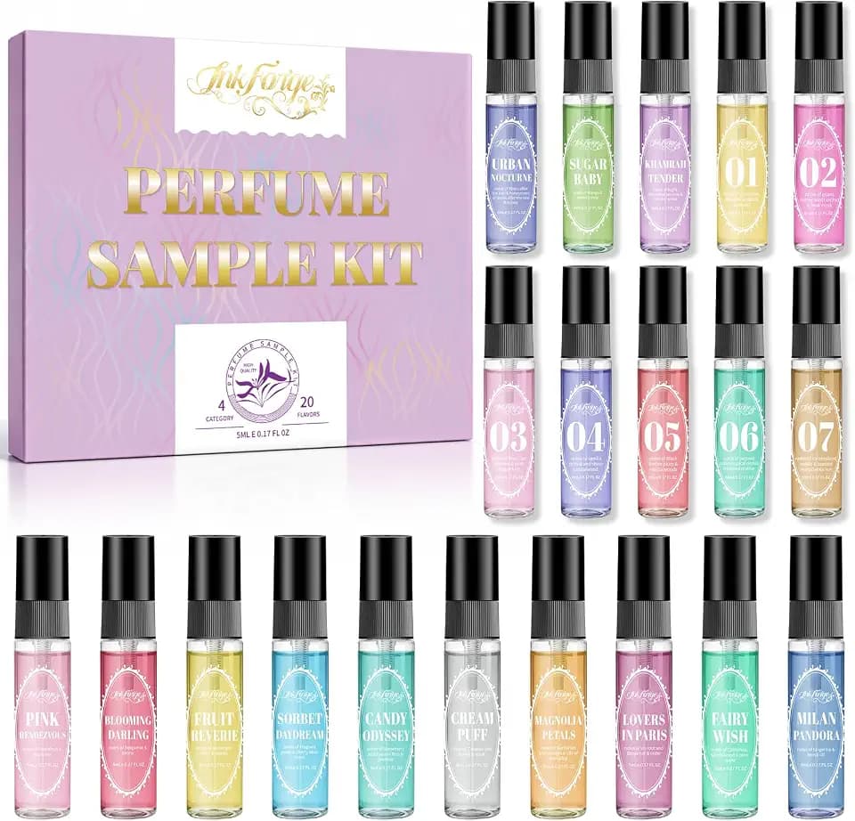 Fragrance Variety Gift Set - 20x5ml Mini Travel Perfumes Samples