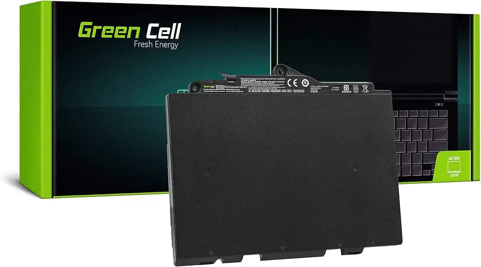 Green Cell Laptop Akku HP SN03XL 800514-001 800232-241 800232-541 HSTNN-DB6V HSTNN-UB6T für HP EliteBook 820 G3 725 G3 (2700 mAh, 11.4 V, Farbe: Schwarz)