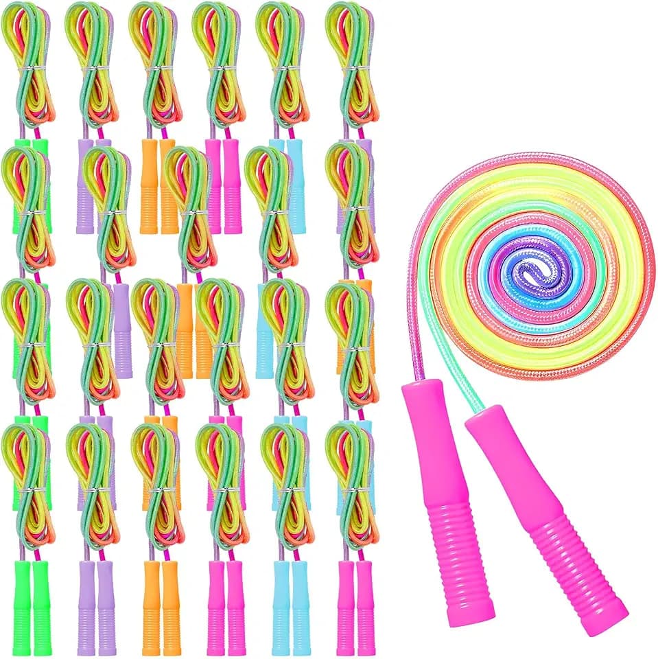 16er Set Nylon Springseile, 2,2M Jump Rope Seilspringen