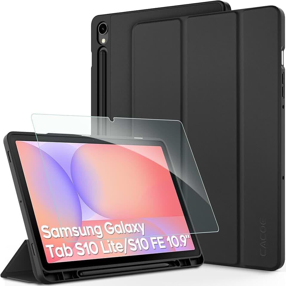 CACOE Hülle für Samsung Galaxy Tab S10 Lite/S10 FE/S9 FE 10.9"/S9 11"