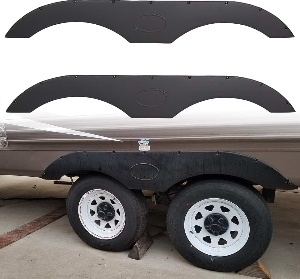 ECOTRIC RV Fender Skirt Replacement Tandem Trailer for RVs Campers and