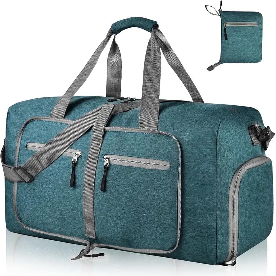 Dimayar 65L Foldable Duffle Bag, Travel & Weekender, Overnight, Gym
