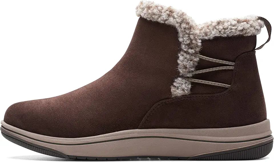 Clarks Women's Breeze Fur Ankle Boots