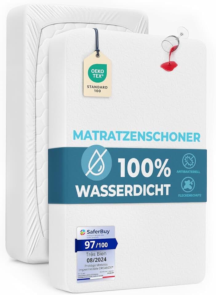 Dreamzie - Matratzenschoner 140x200cm - Wasserdicht - Baumwolle
