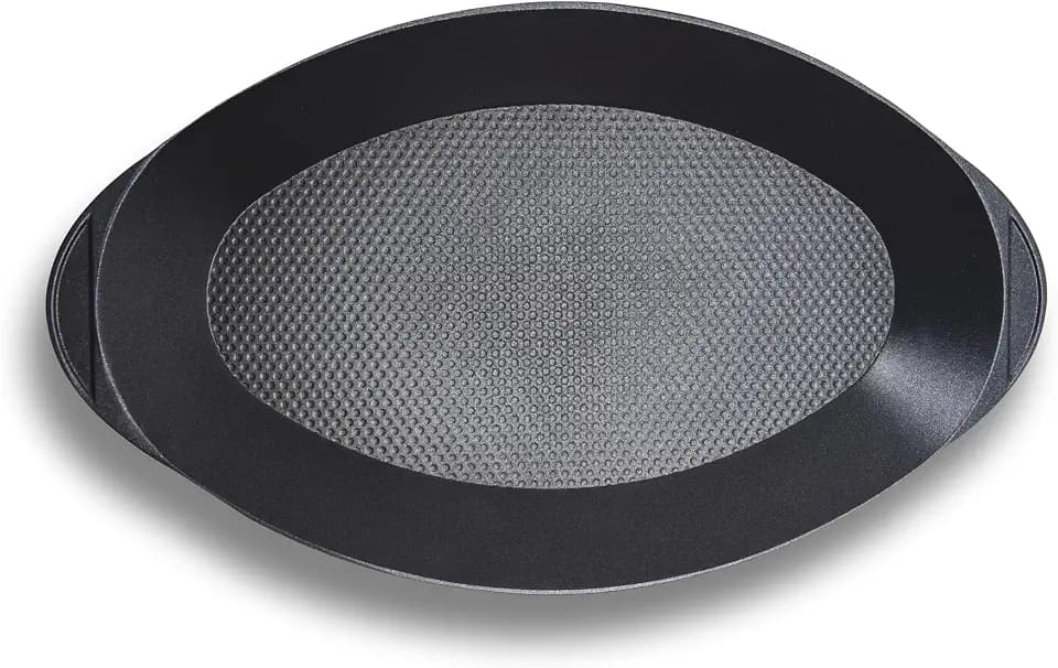 CENTRO MARINI FERRAMAENTA 000093/42PR0 RISOLI' EXPLORA Pescera Oval 46 x 26,5 cm mit Aromaboden, Aluminiumguss