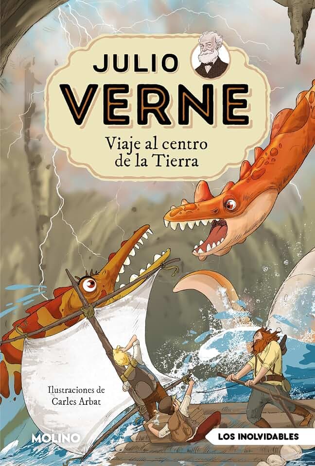 Julio Verne - Viaje al centro de la Tierra (edición actualizada, ilustrada y adaptada): -: - (Inolvidables)