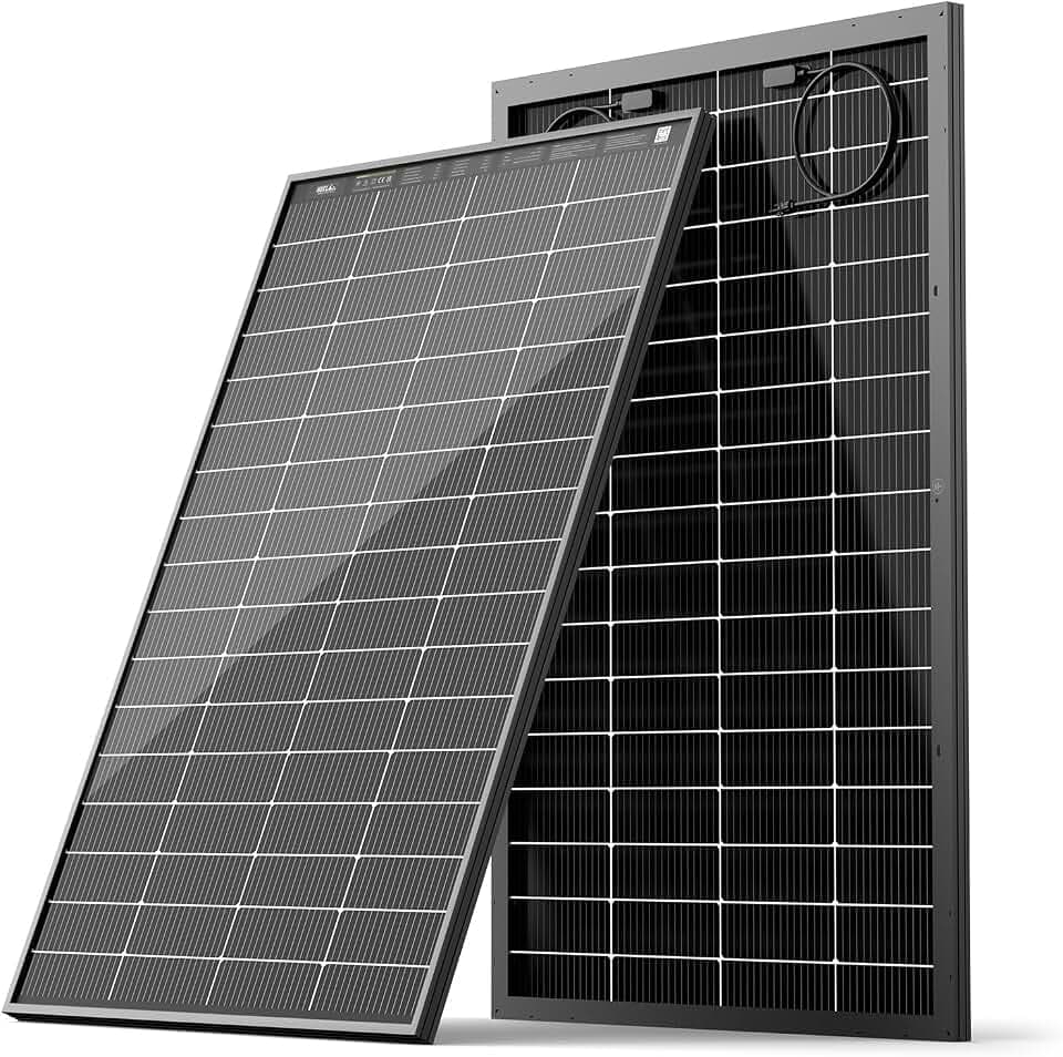 HQST 200W Solar Panel, N-Type, Bifacial, 16BB, up to 25.4% Efficiency, IP68