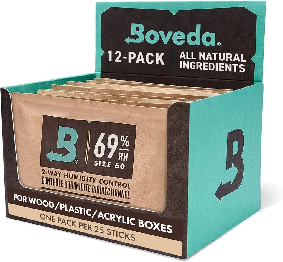 Boveda 69% Humidity Control Packs, Size 60, 12-Ct - Standard Use