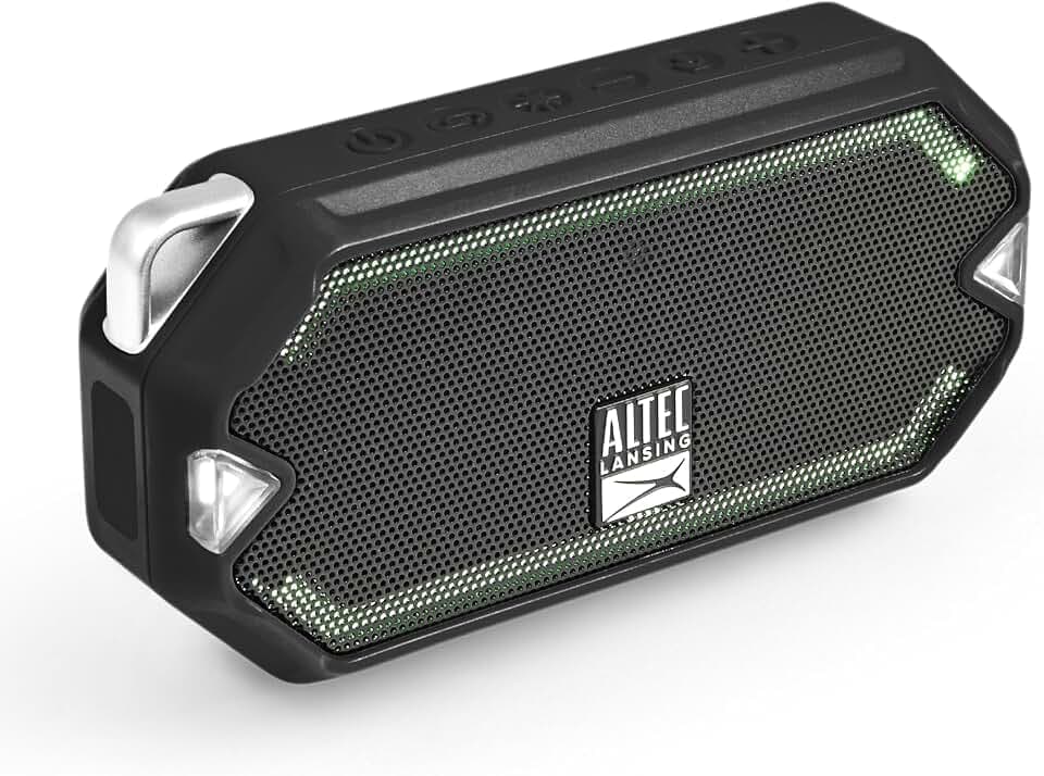 Altec Lansing - Portable Bluetooth Speaker, Waterproof IP67