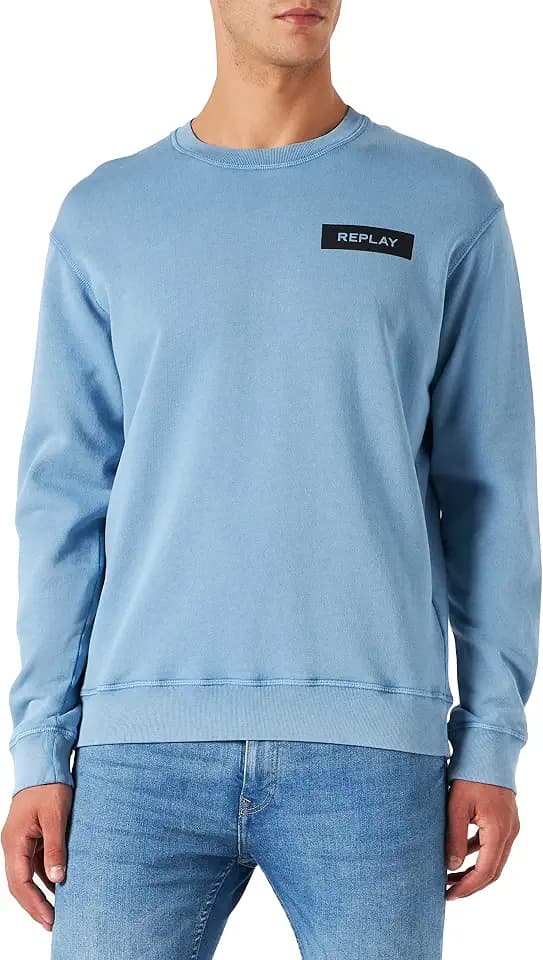 Replay Herren Langarmshirt aus Baumwolle