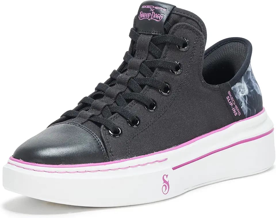 Skechers Damen Snoop Dogg: Snoop One-boss Life Canvas Hands Free Slip-insSneaker