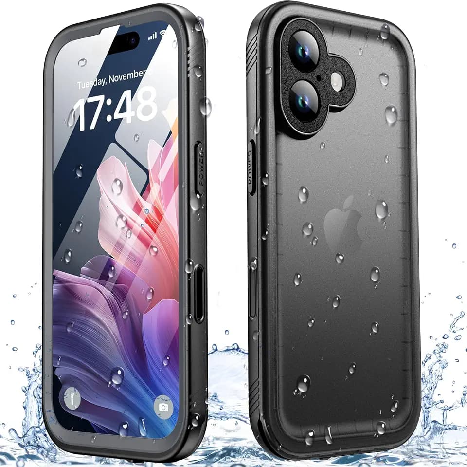SPORTLINK IP68 Waterproof Shockproof Case for iPhone 17 Black
