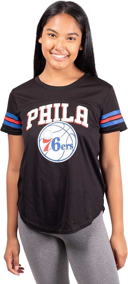 Ultra Game NBA Damen NBA Soft Mesh Jersey Tee Shirt Damen