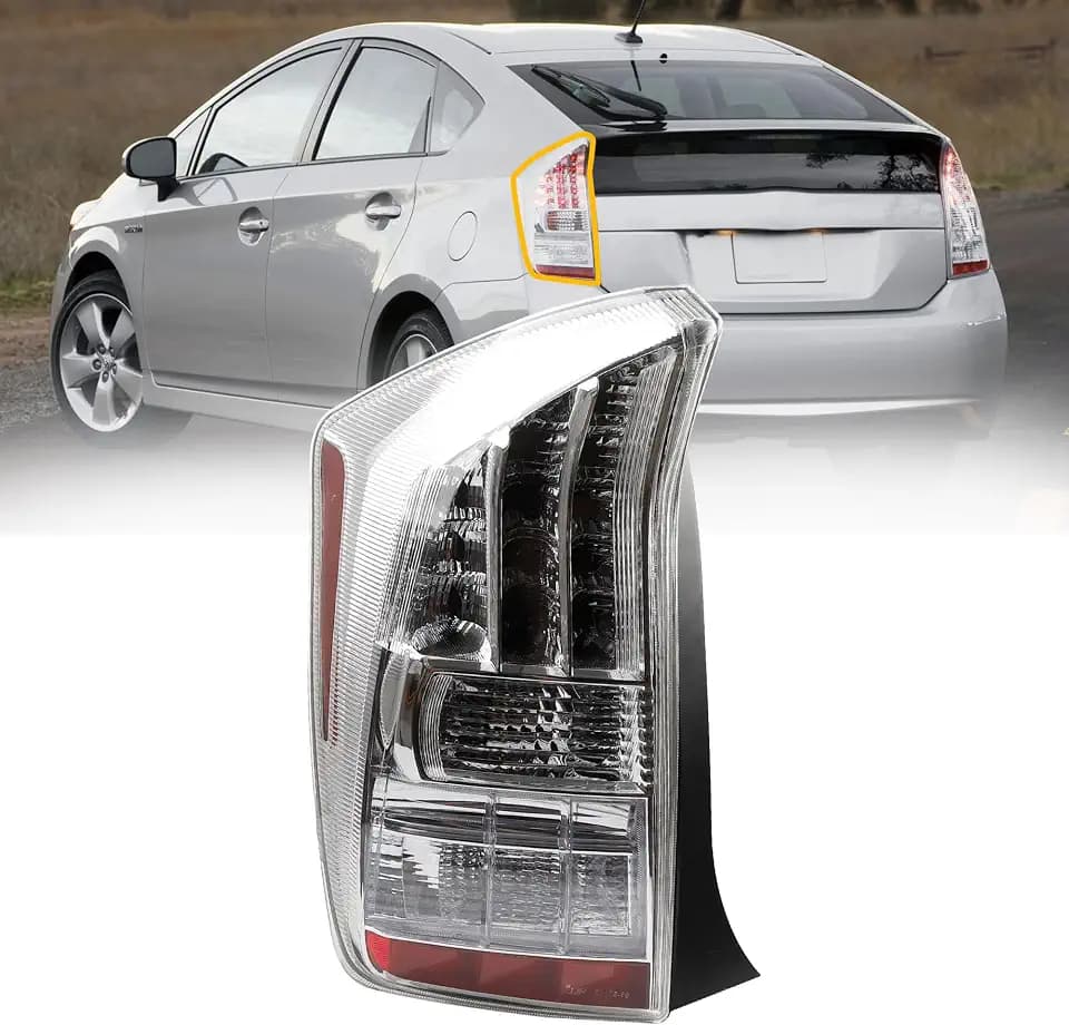 Dasbecan Left Tail Light Compatible with 2010 2011 Toyota Prius 81561-47111
