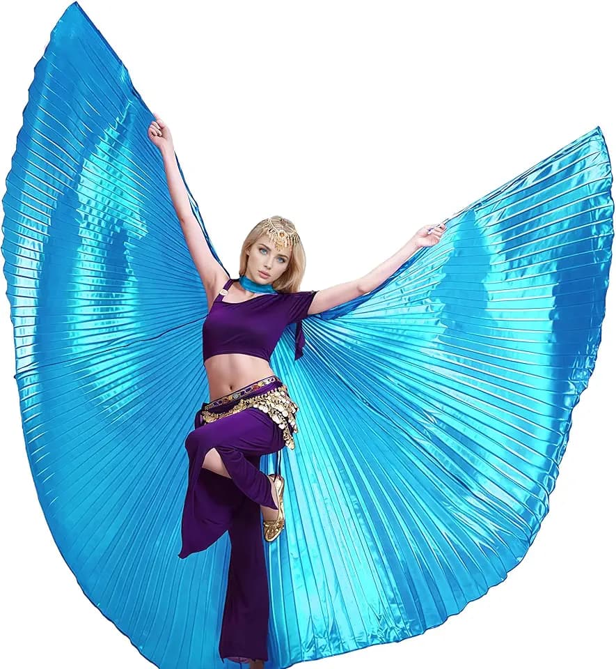 Women's Professional Belly Dance Costume Angle Isis Wings Angle wing No Stick