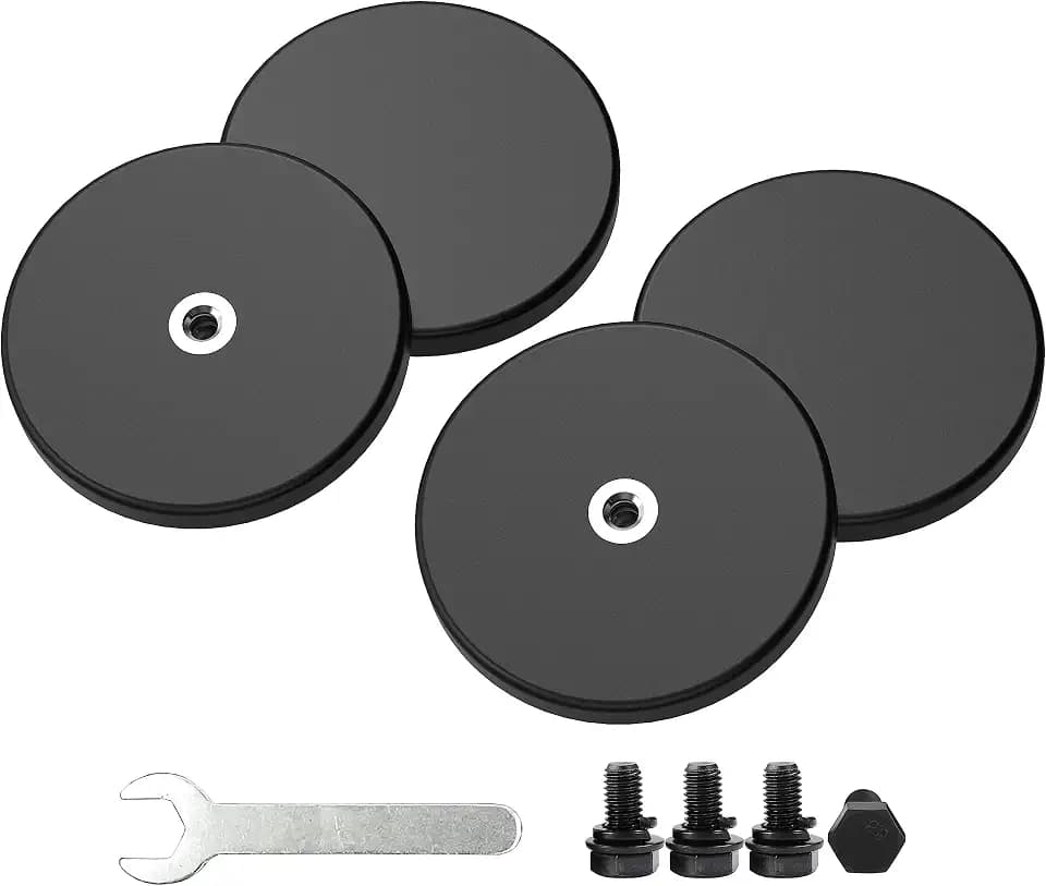 Magnetpro 4 Stück Starke gummiert Magnete über 15 KG Kraft
