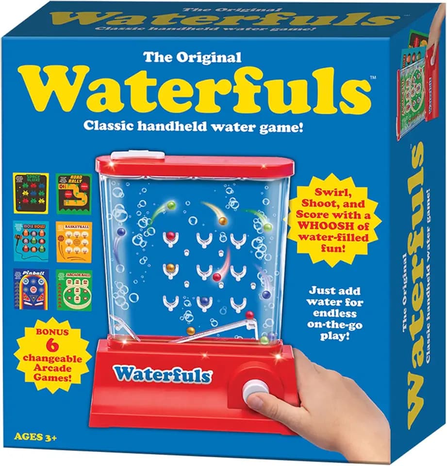 Original Waterfuls Handheld Games, Kids Retro Travel Games, Fidget Toys