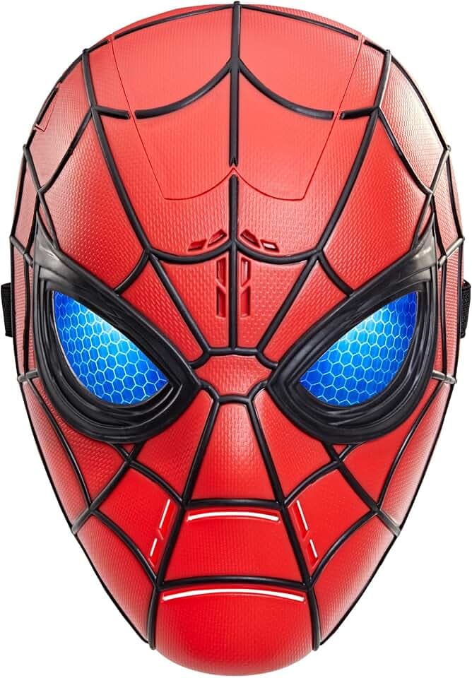Marvel Studios Spider-Man: Brand New Day Sprechende Leucht-Maske, elektronisches Rollenspielzeug, Superhelden-Kostümmaske und Spielzeug für Kinder, ab 5 Jahren