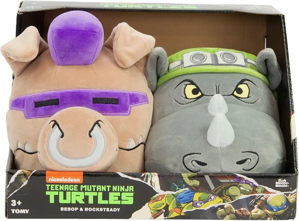 Club Mocchi Mocchi- TMNT Bebop and Rocksteady Collectible Plush