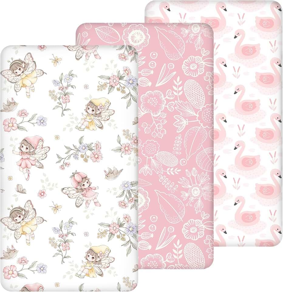 Spannbettlaken Baby für Beistellbett Stubenwagen 90x55 cm