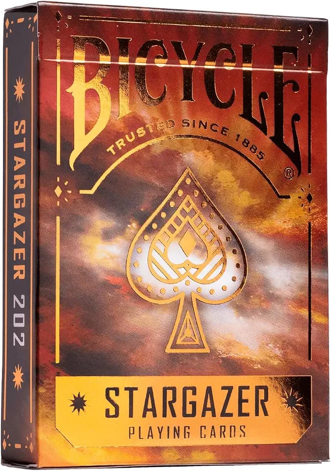 Bicycle Stargazer 202, 9.3 cm x 6.7 cm x 1.7 cm, Beere