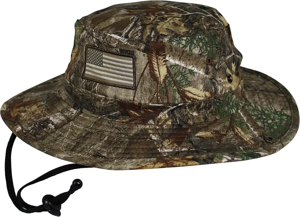 Paramount Outdoors Bayou American Flag Boonie Hat American Fit Design Floats