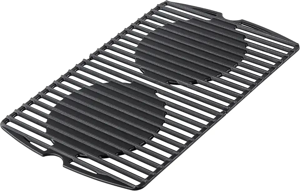 Enders® Wendegrillrost aus Gusseisen, 2-TLG. Für Enders® Urban II (Pro) und Explorer II, Grillzubehör, Grillrost, mit integrierter Flammenabdeckung, aus emailliertem Gusseisen, #2107