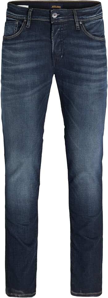 JACK & JONES Male Slim/Straight Fit Jeans Tim Original AGI 005