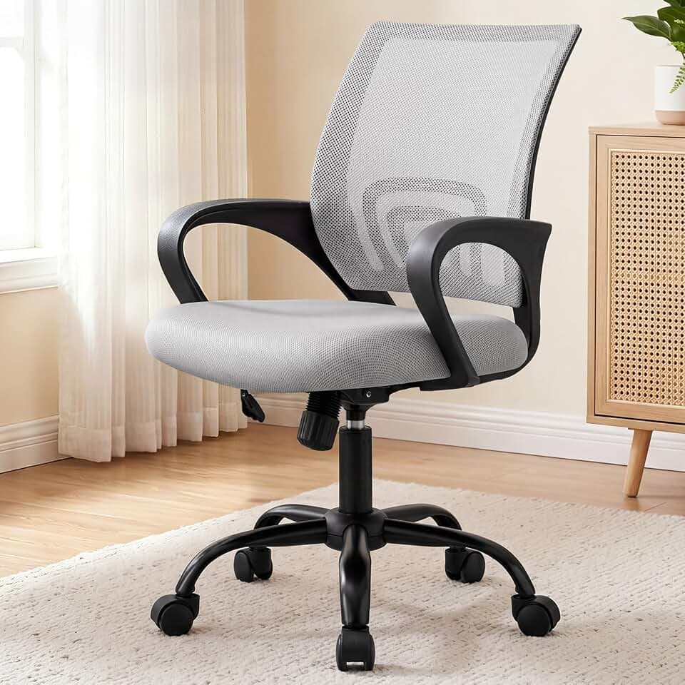 DUMOS Ergonomic Home Office Chair, Executive Mesh Desk Chair